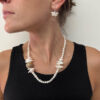Collar y aretes de perlas cultivadas - Imagen 3