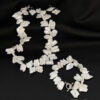 Collar, pulsera y aretes con perlas cultivadas barrocas y cierre de plata 9.25