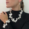 Collar, pulsera y aretes con perlas cultivadas barrocas y cierre de plata 9.25 - Imagen 3