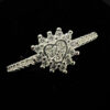 Anillo plata 9.25 con circones centro corazon