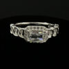 Anillo plata 9.25 con circones centro rectangulo