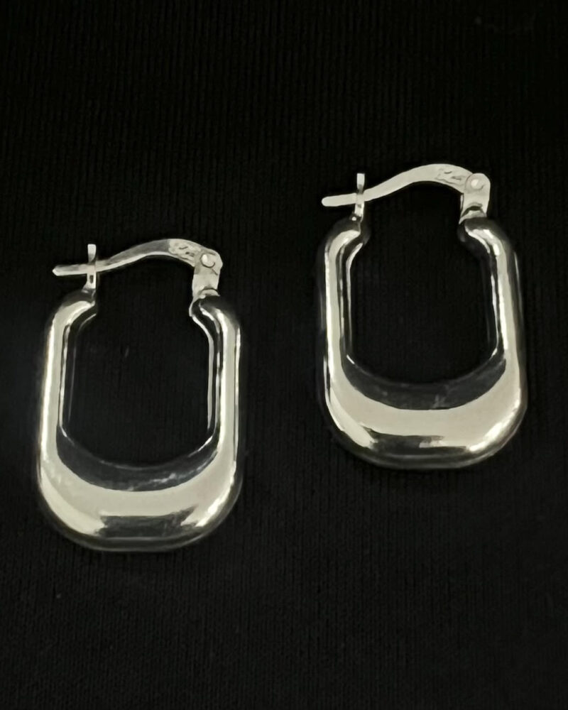 Argollas de plata 9.25 25mm