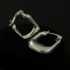 Argollas de plata 9.25 25mm - Imagen 2
