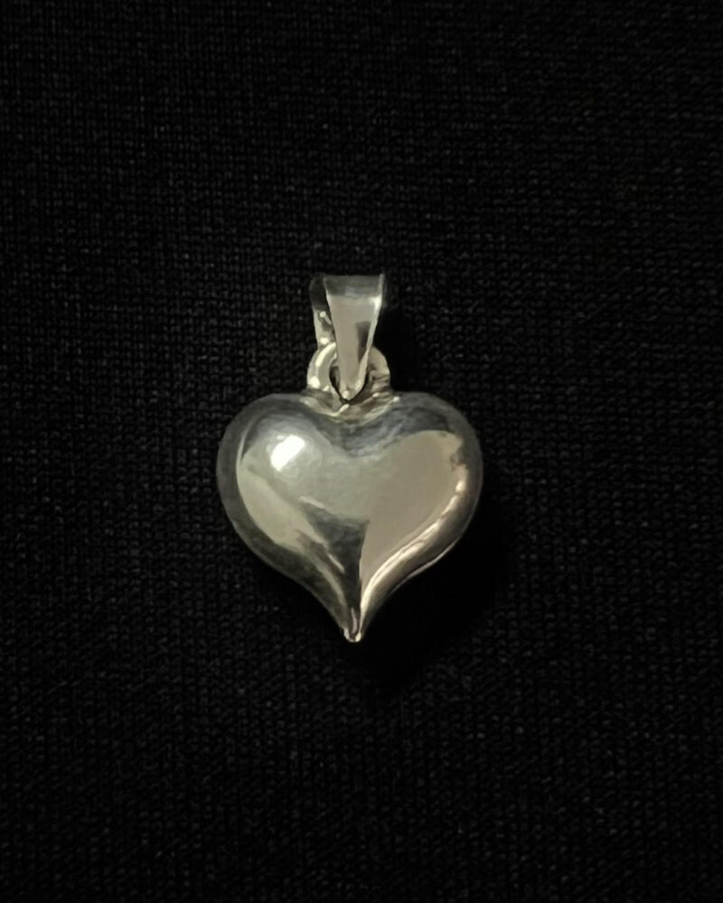 Dije corazon plata 9.25 16mm