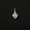 Dije corazon plata 9.25 13mm