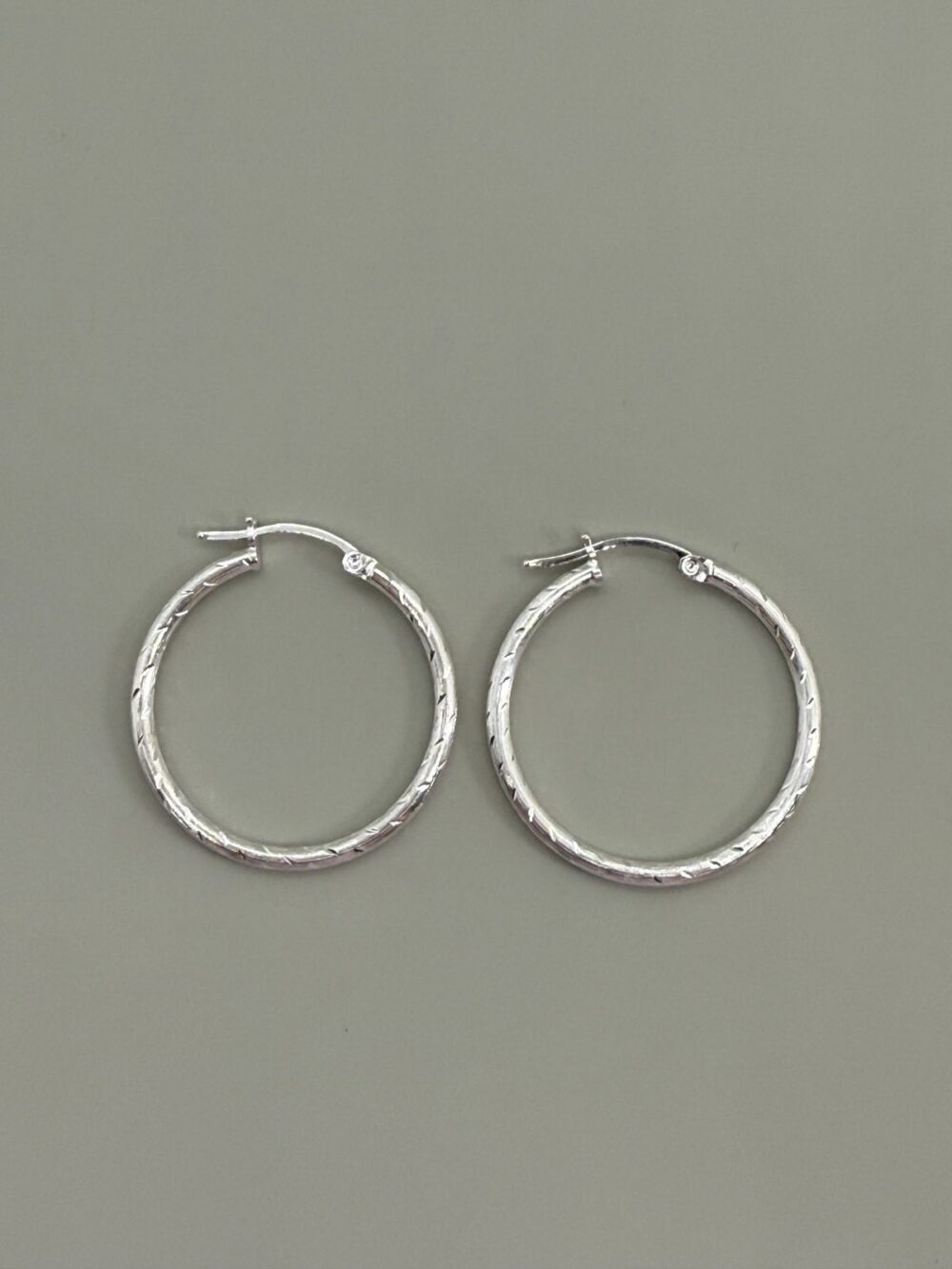 Argollas de plata 9.25 28mm