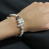 Pulsera con perlas cultivada y piedra jaspe - Imagen 3