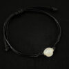 Pulsera hilo encerado y 1 perla 12mm