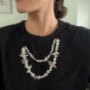 Collar y aretes con perlas cultivadas barrocas y redondas - Imagen 3
