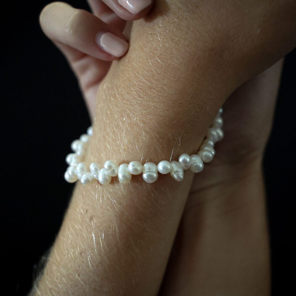 Pulsera con perlas cultivadas de 4mm - Imagen 2