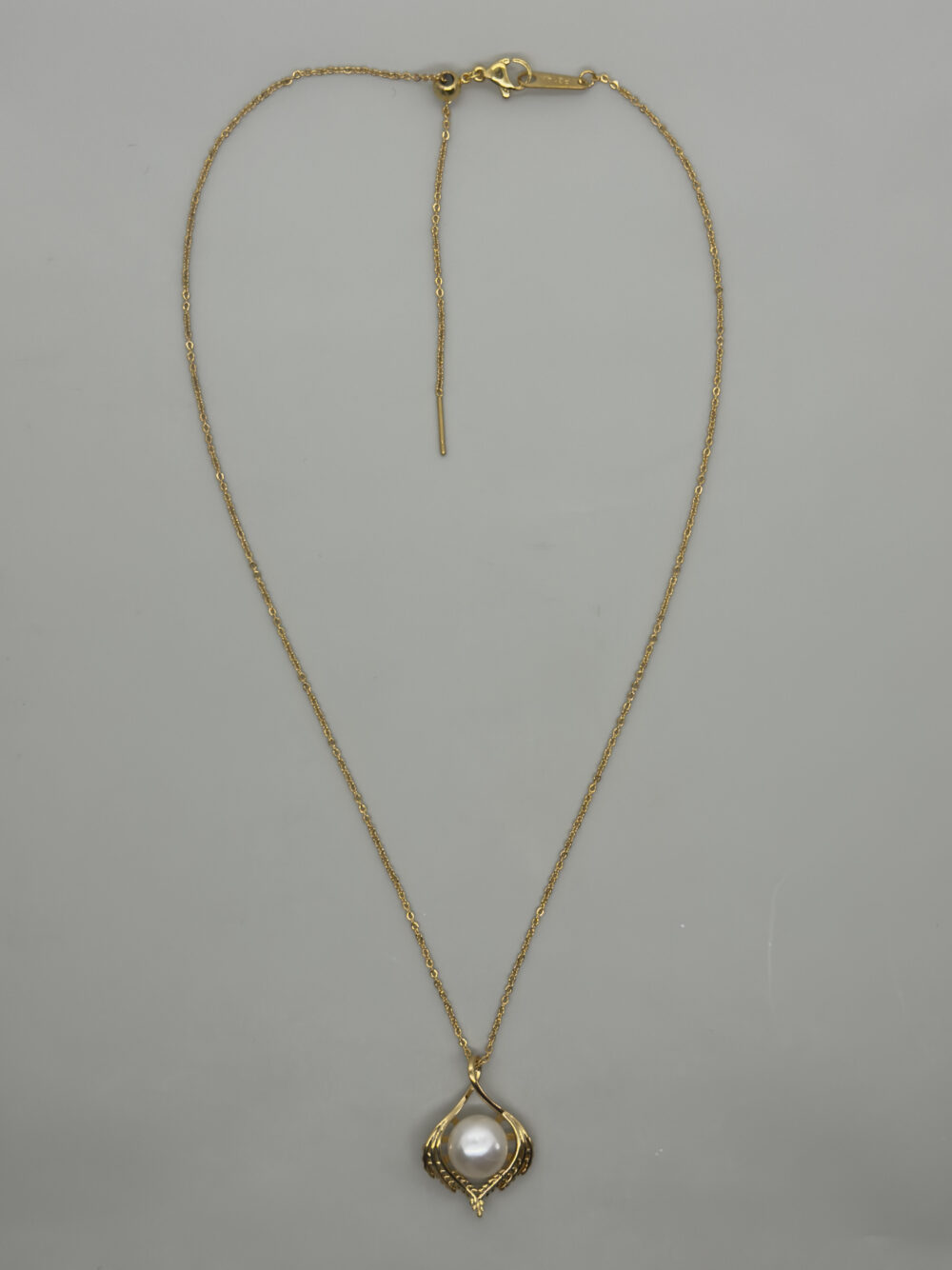 Cadena con dije de perla 10mm - Imagen 3