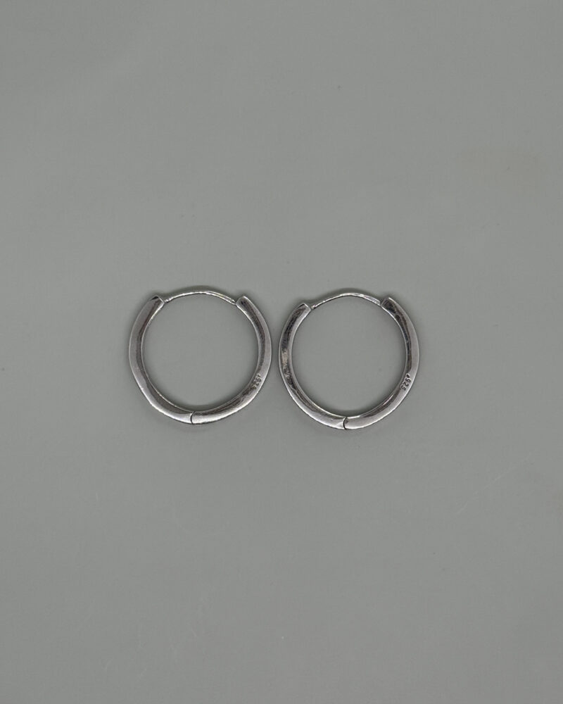 Argolla borde cuadrado de plata 9.25 24mm