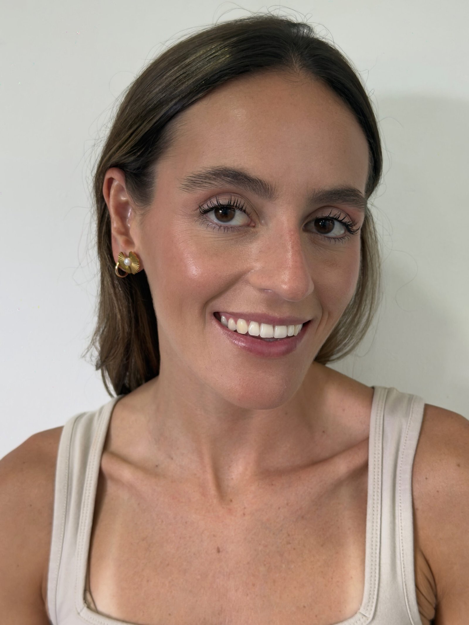 Aretes de acero inoxidable con perlas cultivadas - Imagen 2